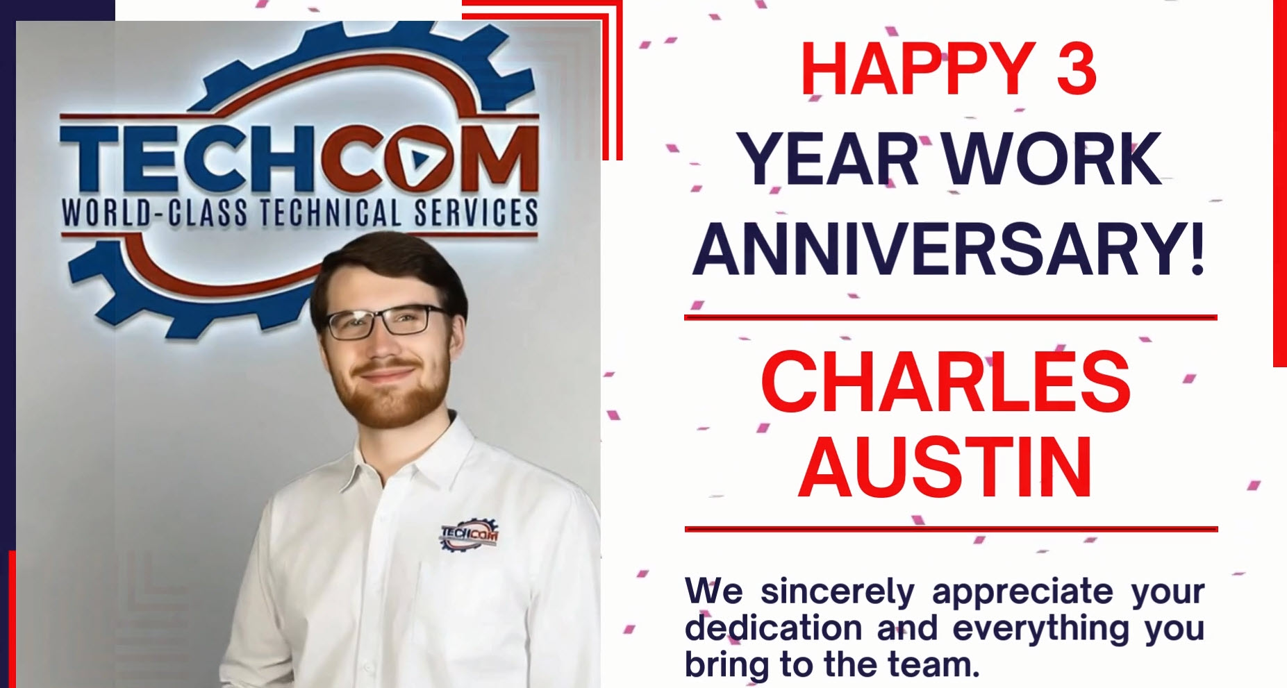 Happy Work Anniversary Charles Austin