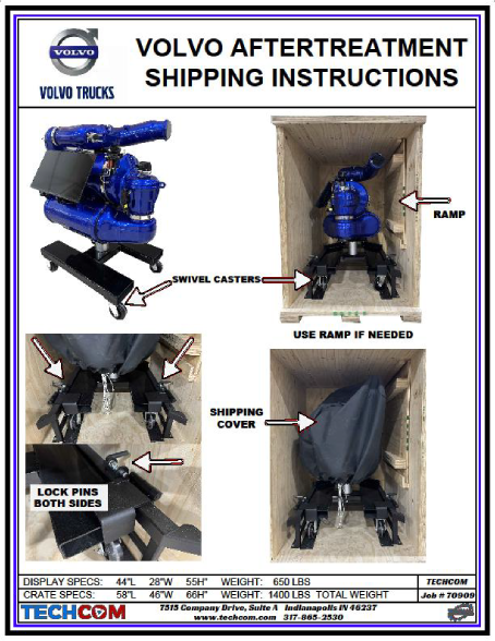 Aftertreatment Shipping Instructions