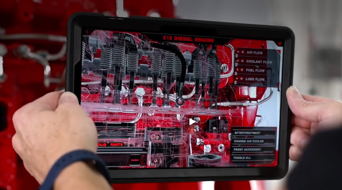 Cummins QST30 engine model by TECHCOM