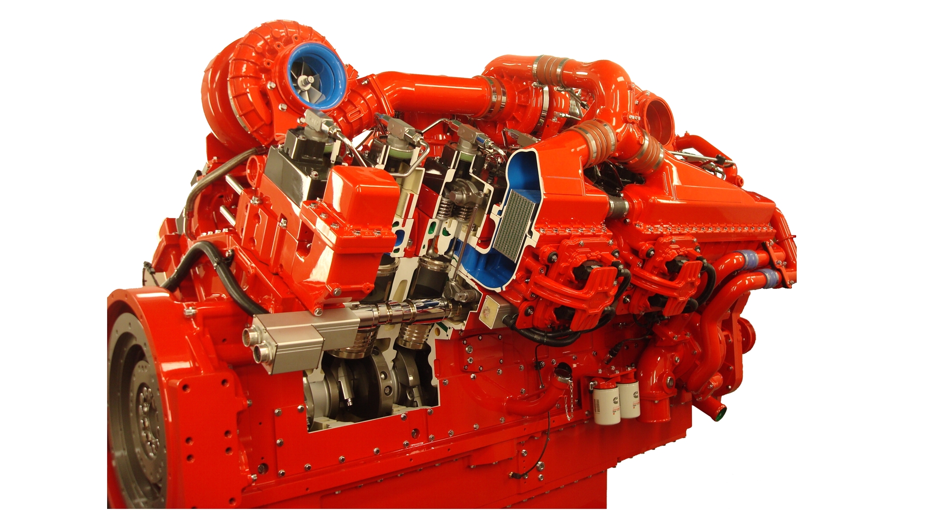 Engine cutaways