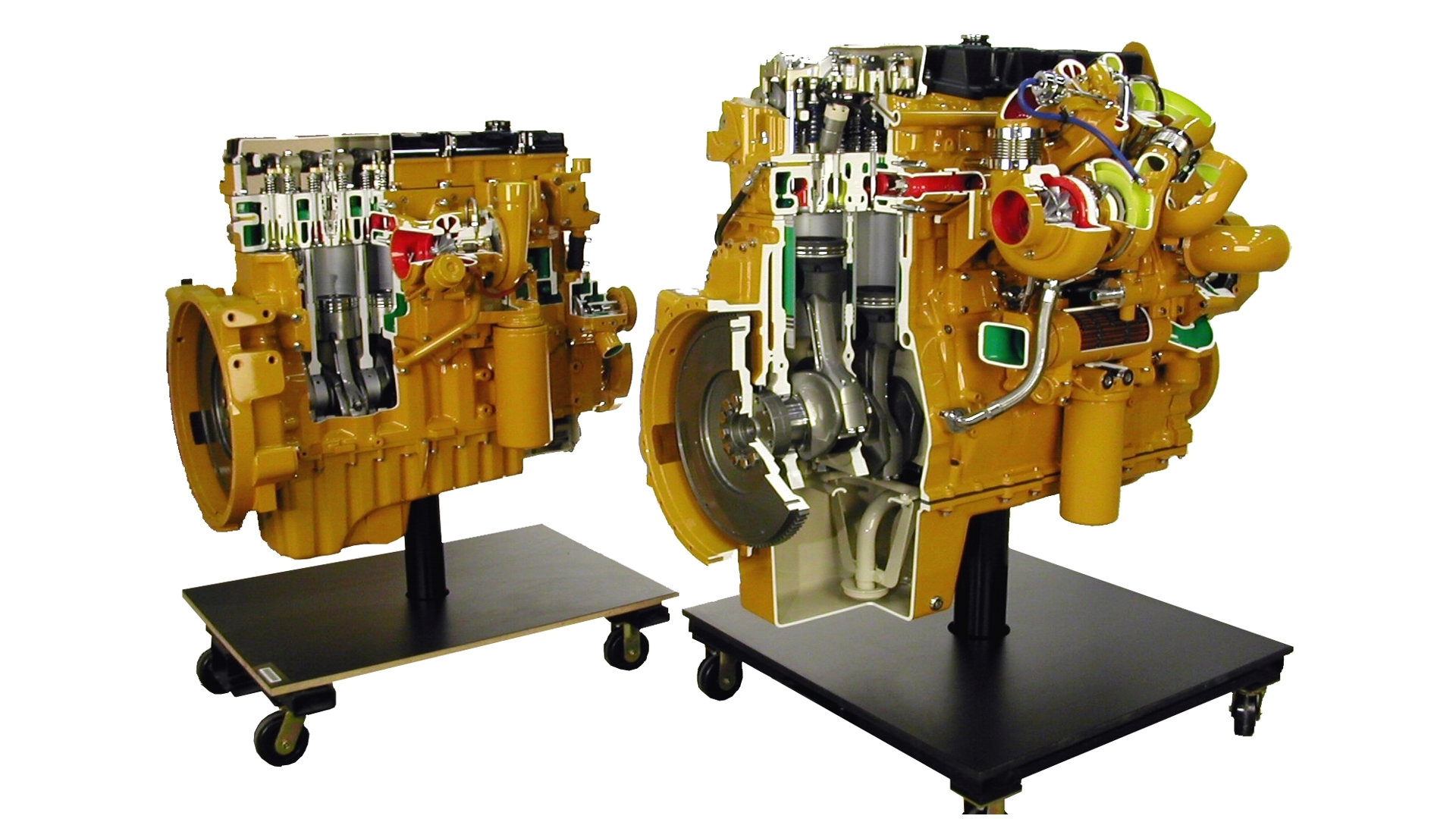 Engine cutaways